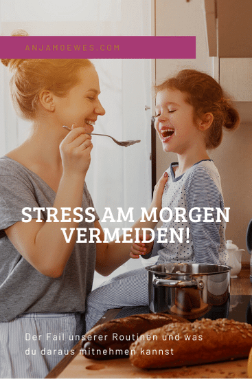 stress am morgen, morgenroutine kinder, leben mit kindern